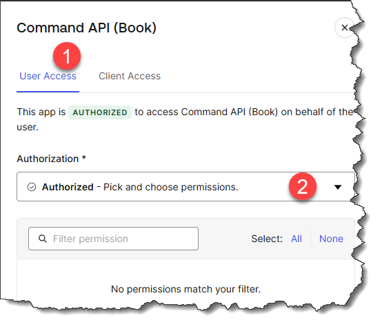Figure 19.10 Authorize