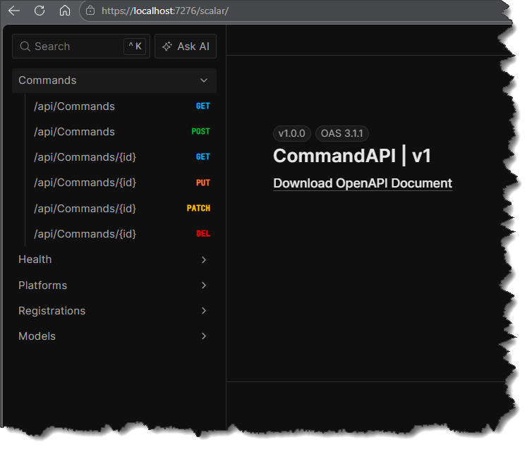 Figure 27.2 Scalar UI Home